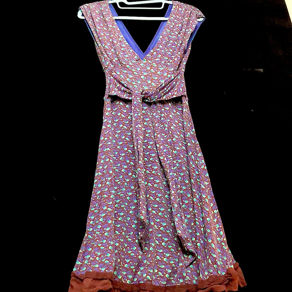 Free people floral purple dress